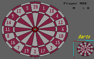 Darts atari screenshot